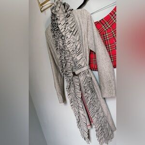 Avant Garde Ruffle Wool Coat | Sinclaire M